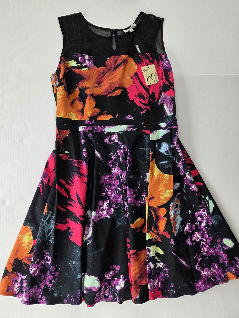 Amelia Dress Colorful A-line‎ Mesh Collar Romantic Feminine